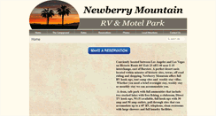 Desktop Screenshot of newberryrvpark.com